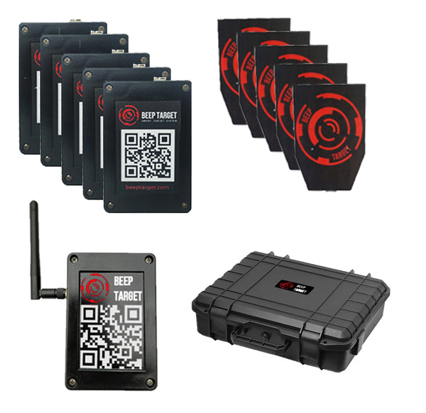 Beep Target – Cibles interactives connectées multi-joueurs pour tir dynamique (gel blaster / paintball / airsoft)